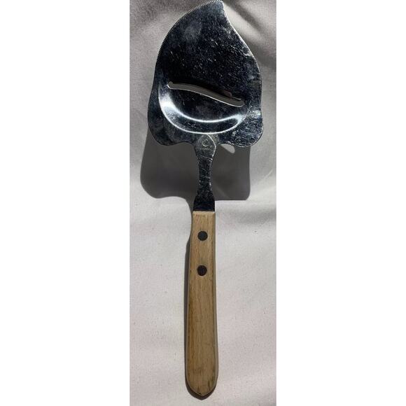 Vintage Stainless Cheese Slicer/Cutter Wooden Handle - Picture 1 of 4